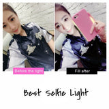 White LED Lighting Selfie Phone Case